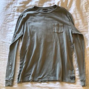 RVCA long sleeve flannel, L